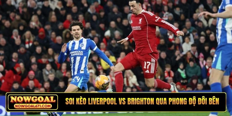 Soi kèo Liverpool vs Brighton qua phong độ đôi bên